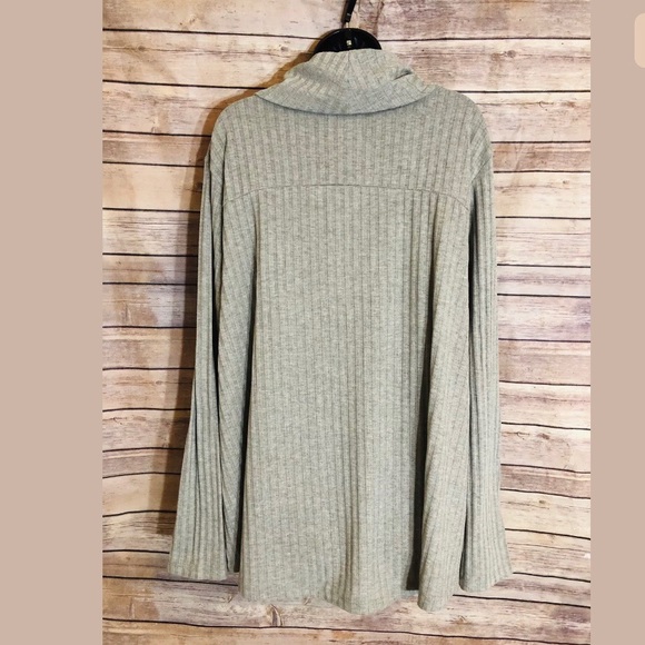 ❌SOLD❌Kim Rogers Sweater Tunic Style Top Cowl Neck - Picture 6 of 8